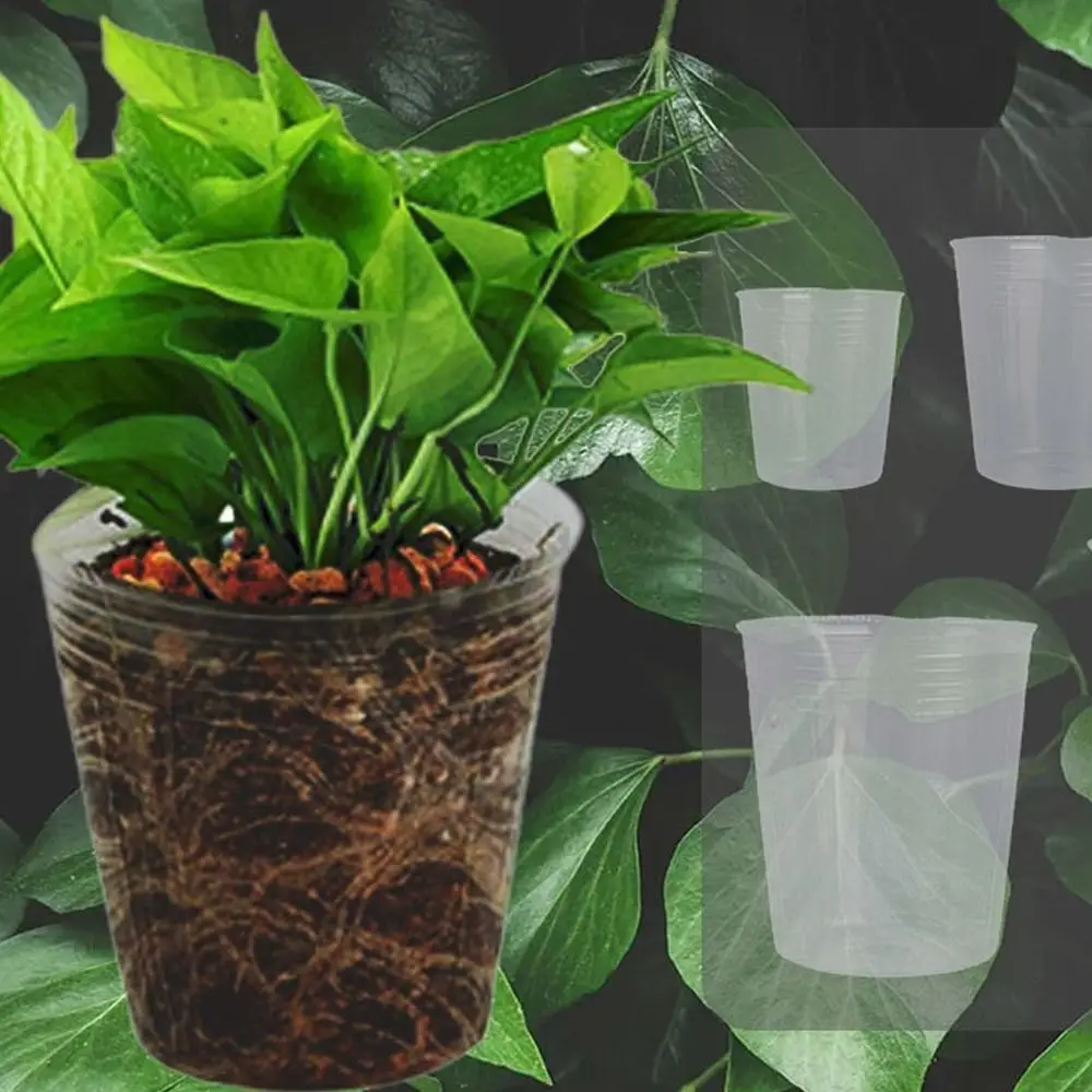 Transparency Clear Gardening Tool For Garden Container Flower Flowers Pot Nursery Pots Planting Cup Seedling Bag