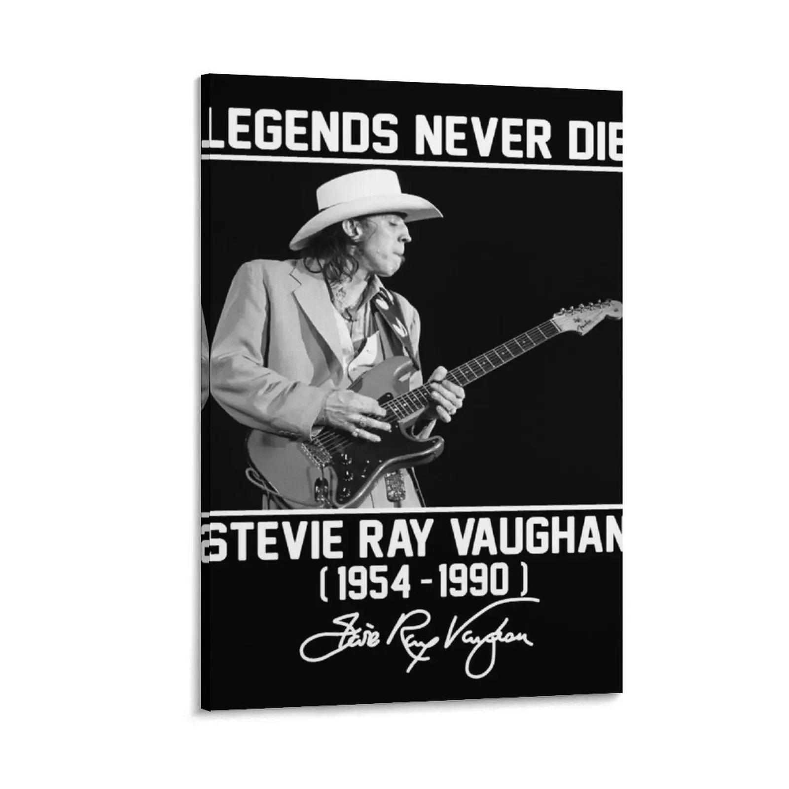 

Classic Stevie Ray Vaughan legend never die Canvas Painting Bedroom deco ornaments for home decorative wall canvases