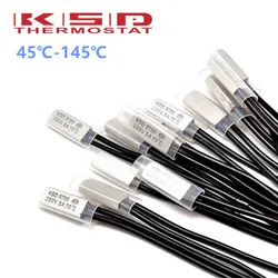 KSD9700 5A 250V 75C 95C 45-145 Degree Celsius Normally Closed Open Bimetal Disc Temperature Switch Thermostat Thermal Protector