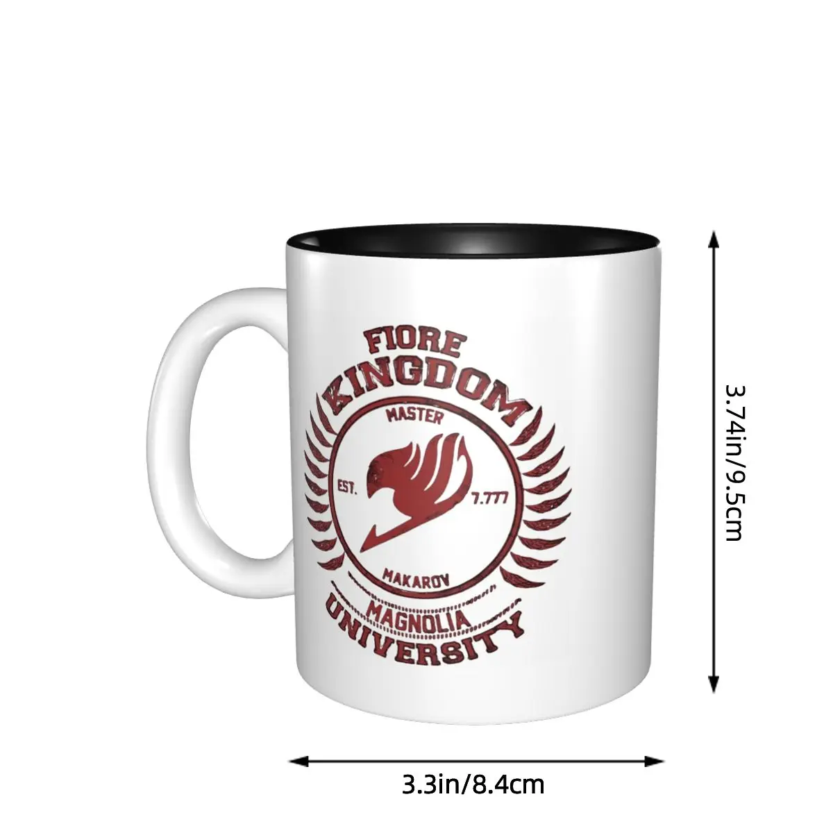 Fairy Tail Team Flag Mug Funny Ceramic Coffee Cups Tea Mugs Milk Cup Drinkware Gifts for Friends