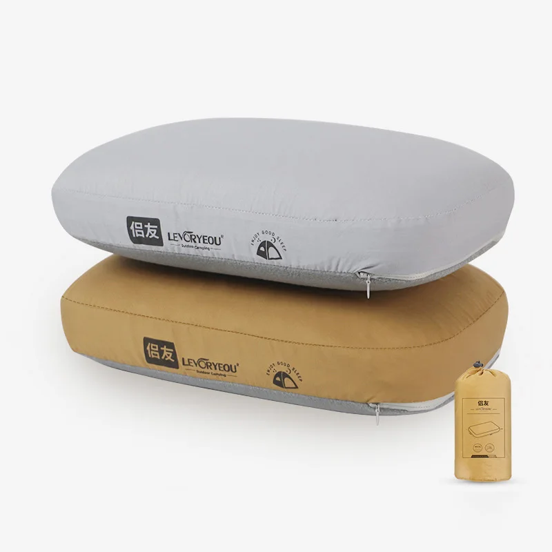 الذاكرة القطن وسادة عنق الرحم التخييم انتعاش بطيء وسادة المحمولة معدات التخييم في الهواء الطلق المشي لمسافات طويلة السفر سرير لوازم #1