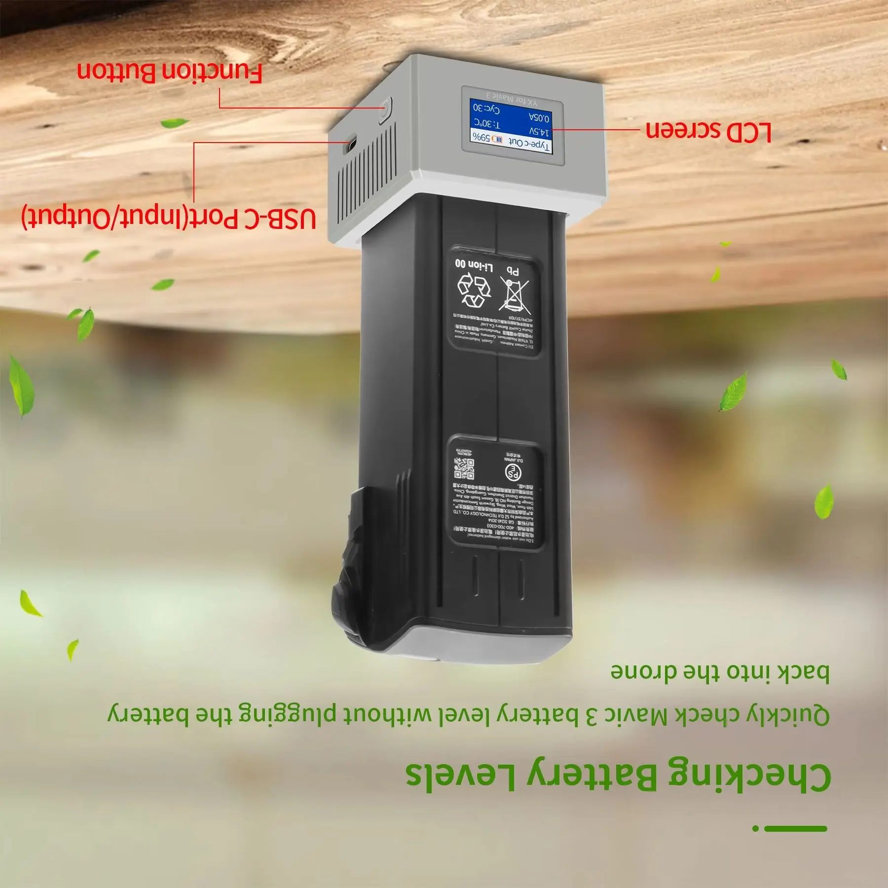 

For DJI MAVIC 3 Charger For DJI MAVIC 3PRO Color Screen Multifunctional Charger