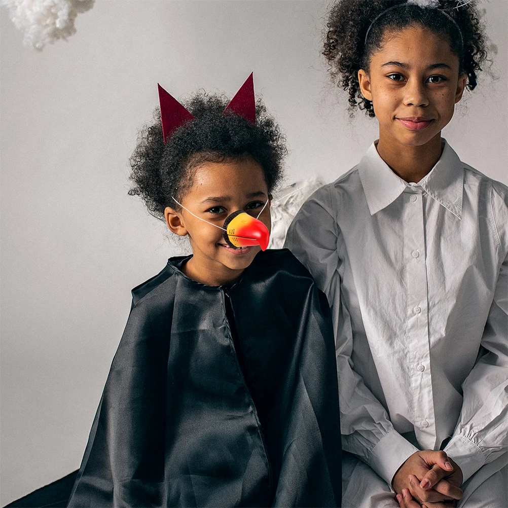 

2pcs Parrot Nose Prop Realistic Bird Beak Costume Accessory for Parties Cosplay Stage Photo Props Safe Vinyl Materials