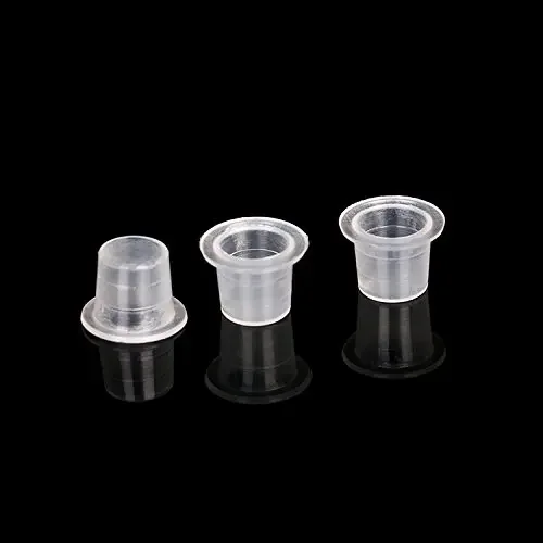 300pcs Disposable Tattoo Ink Caps Cups Pigment Holder Supplies Plastic Small Medium Large Tatoo Kits