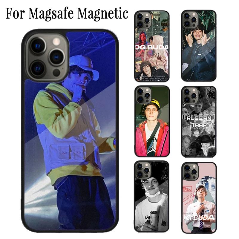 Og Buda Russia Rapper Magnetic Phone Case Coque For iPhone 16 15 14 Plus 13 12 Mini 11 Pro Max Magsafe Wireless Charging Cover