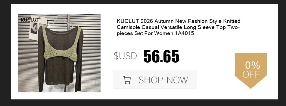 KUCLUT 2026 Winter New Fashion Knitted Patchwork Sleeve Short Cotton Jacket For Women Stand Collar Loose Short Coat 1A4295