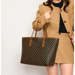 Fashion Large Capacity Tote Bag Ladies Casual Commuting Bag Women Handbags Classic Design  Shoulder Bag