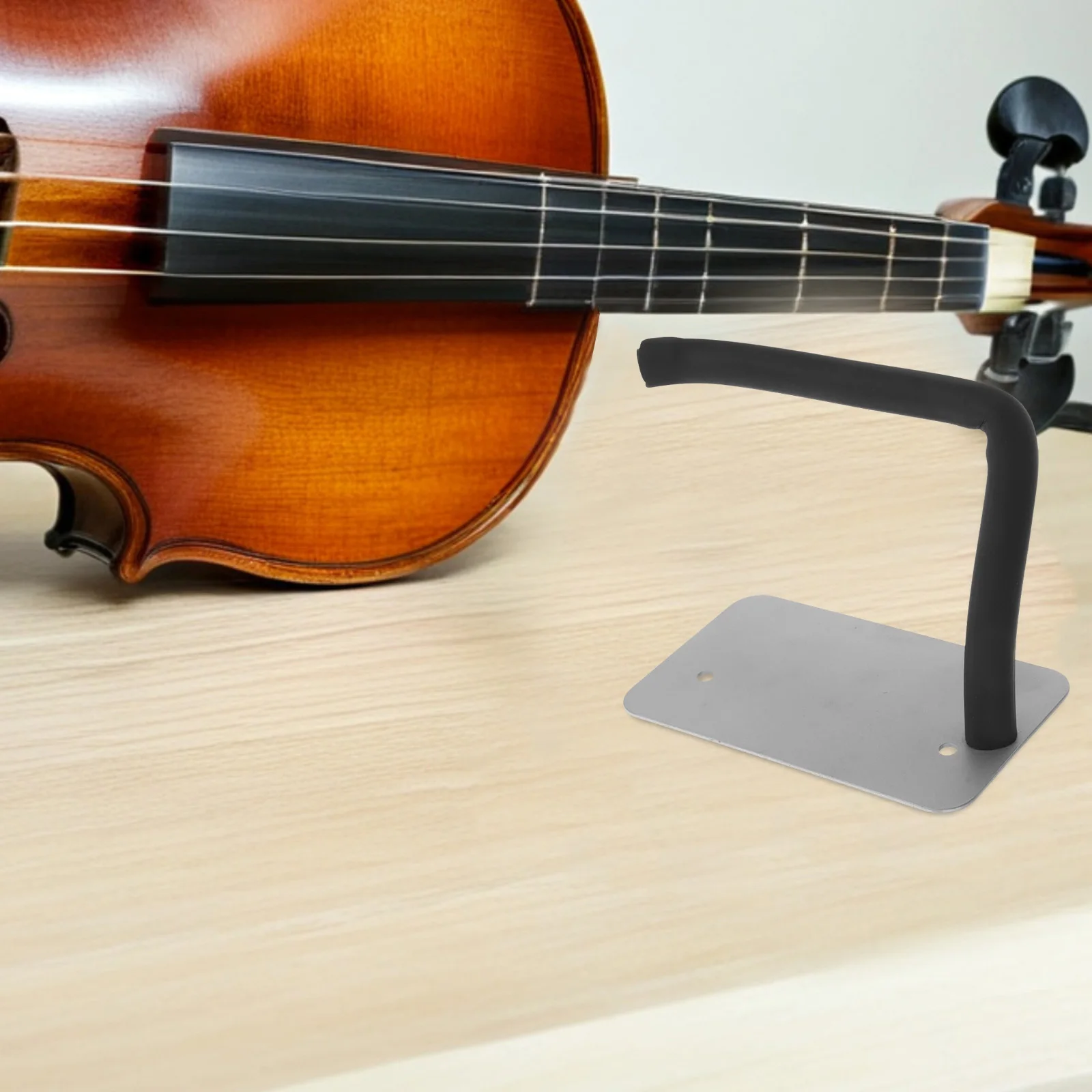 

Musical Instrument Hanger Pipa Stand Universal Hanging Holder Wall Mount Metal Chinese Ruan