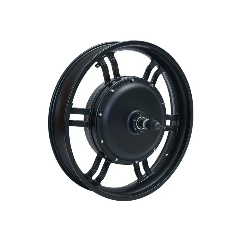 Pro Max 20-Inch High-Power 4500W Brushless Electric Bike Wheel Hub Motor With Disc Brake Dual Shaft Output 48-72V Rear Position