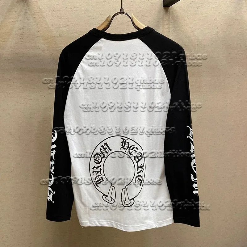 حار بيع الأزياء أحدث الاتجاه الشارع التصوير الفوتوغرافي التجفيف السريع زوجين تشغيل اللياقة البدنية بأكمام طويلة تي شيرت حجم كبير