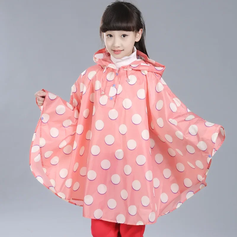 Chubasquero Impermeable con capucha para niños y niñas, chubasquero para niños, Poncho para niños