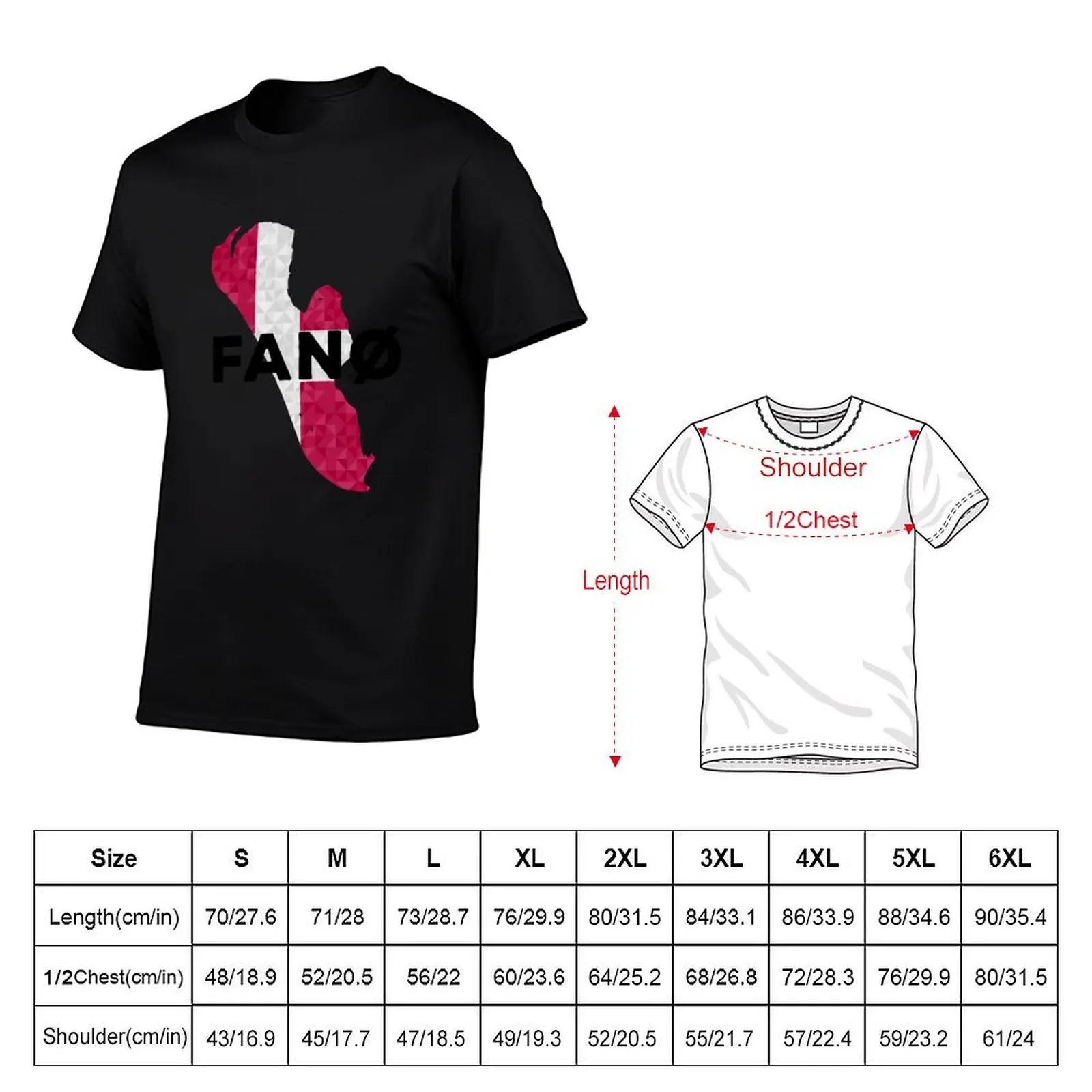Fan? Denmark Island Fan? Polygon Silhouette Map T-Shirt Basic Simple Casual Short Sleeve Tee