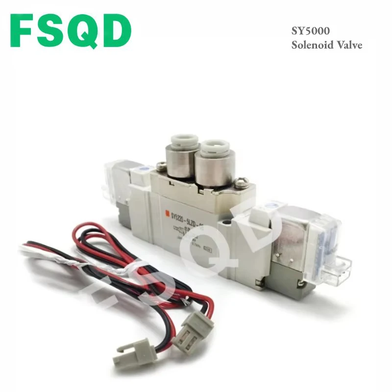 SY5120 SY5220 SY5320 SY5420 SY5520-3LZD 4LZD 5LZD 6LZD 3LZE 4LZE 5LZE-C4 C6 C8 válvula solenoide SY5000