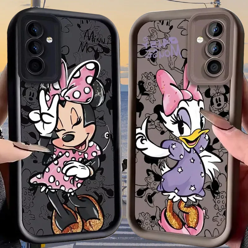 حافظة ميكي ديزني لهاتف سامسونج جالاكسي S25 الترا بلس S24 S23 S22 S21 S20 FE A73 A72 A71 A56 A55 A54 5G A52 A52S A51 4G #1