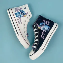 Disney cartoon canvas Stitch coppia scarpe ragazze estate nuova moda coreana wild Mickey mouse bambini sneakers di tela taglia 34-44