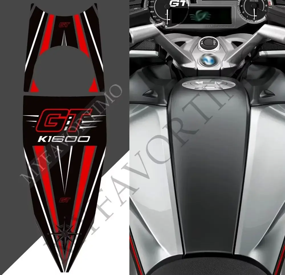 K1600GT صالح BMW K1600GT دراجة نارية هدية الحاجز حالات العديلات الأمتعة جذع خزان الوسادة ملصقات الشارات لاصق حامي
