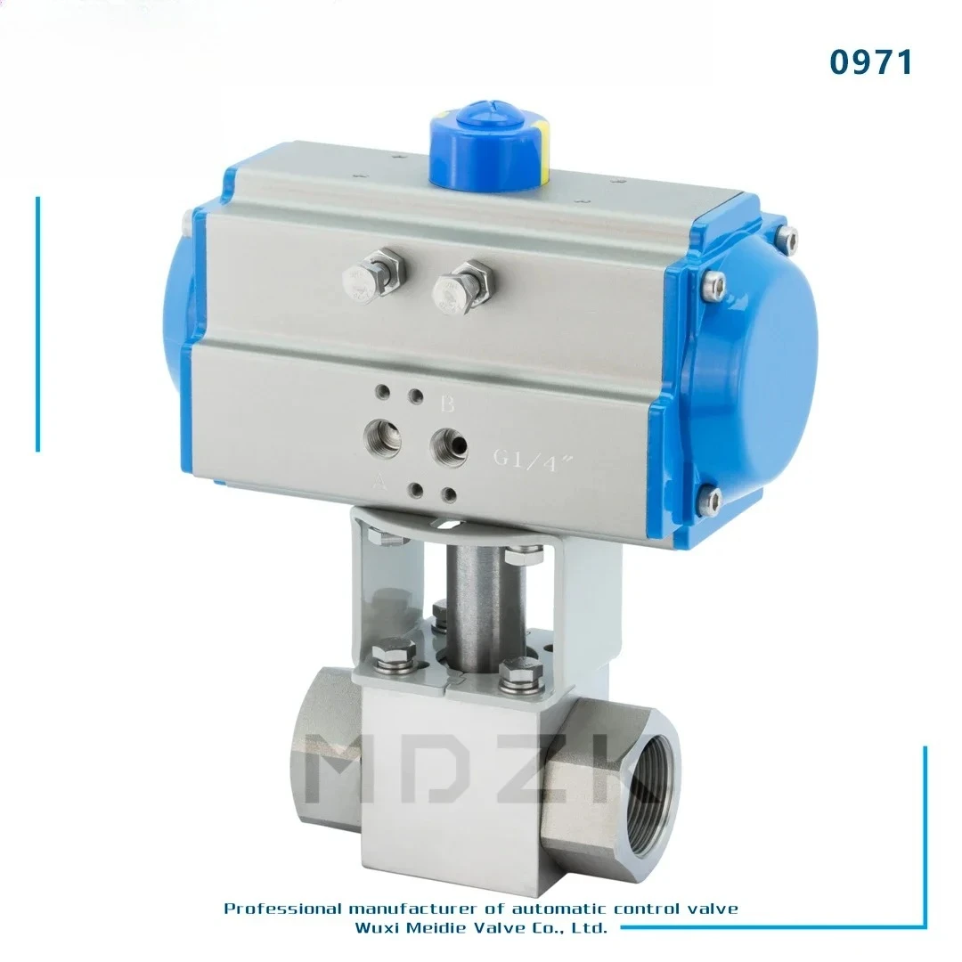 

Пневматический шаровой кран высокого давления СНГ, сварной шаровой кран из нержавеющей стали (с пневматическим приводом)