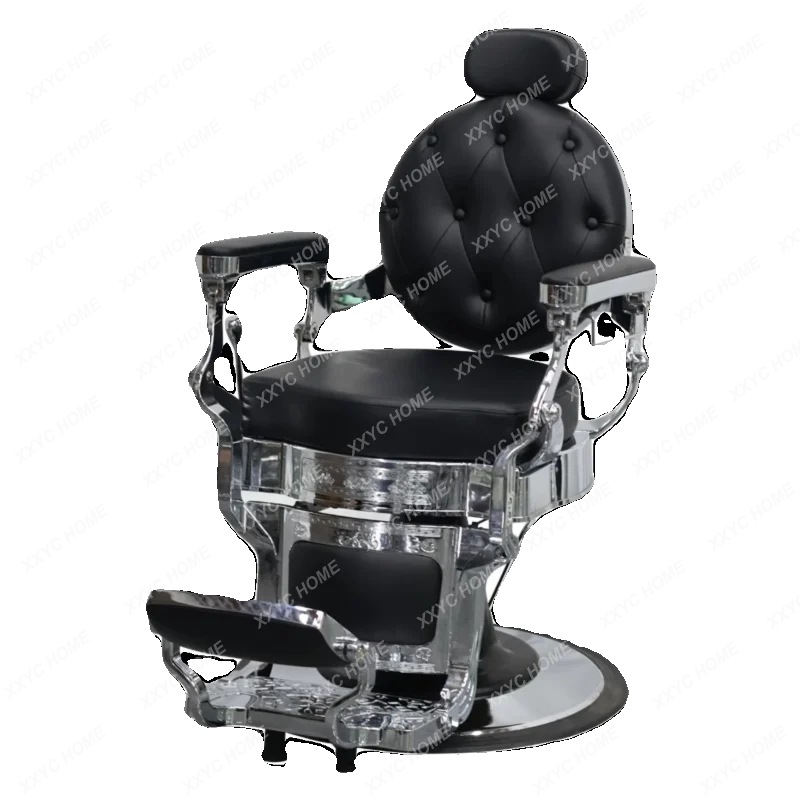 

Высококачественное ретро мужское парикмахерское кресло с масляной головкой, кресло для бритья и бритья, парикмахерская, кресло для стрижки волос