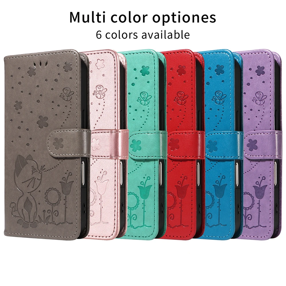 Bee Cat Leather Cas…