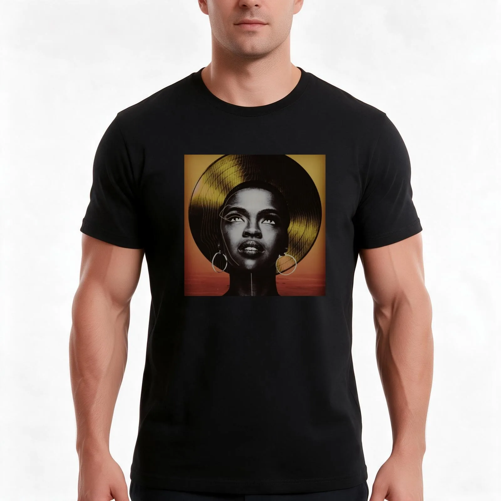 fugees lauryn hill Men T Shirt cotton tshirt 100%