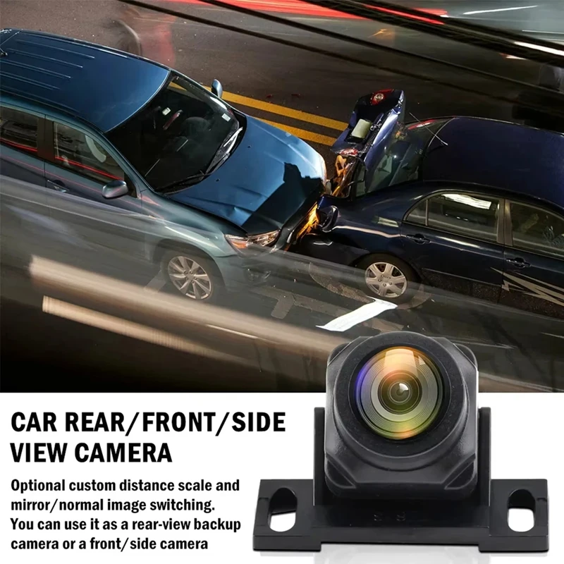 New 1080P Waterproof Car Rear View Camera 170° Wide Angle Adjustable Anti-Interference Night Vision Auto Parking Backup Camera