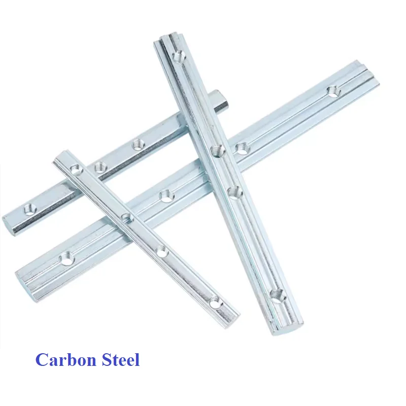 European Standard Aluminum Profile One-word Connector 20-30-40-45 Series Profile Straight Groove Connection Butt Joint