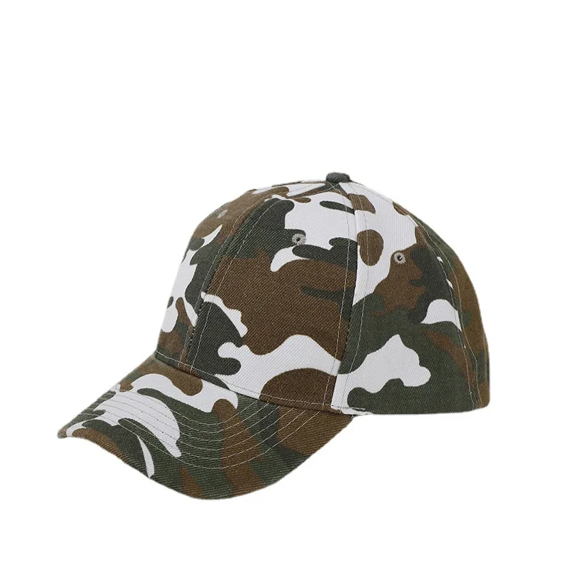 Spring and Summer Camouflage Baseball Cap for Military Training at the Start of School, Fashionable Sun Protection Cap for Men