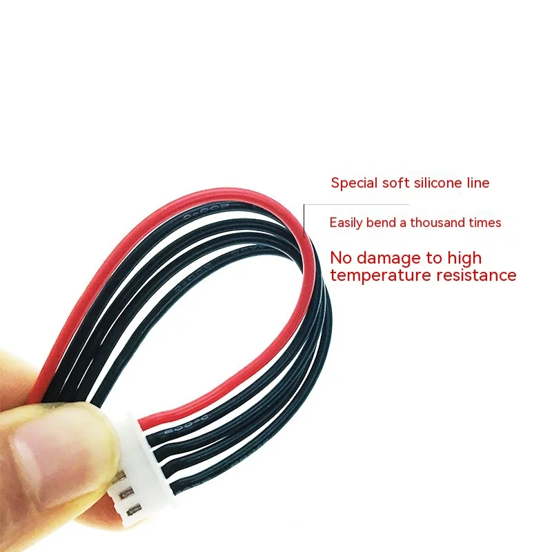 10pcs Imax B6 V2 1S 2s 3s 4s 5s 6s 8S lipo battery toy balance charger plug/connection wire 22AWG 15/20/30cm RC port wire parts