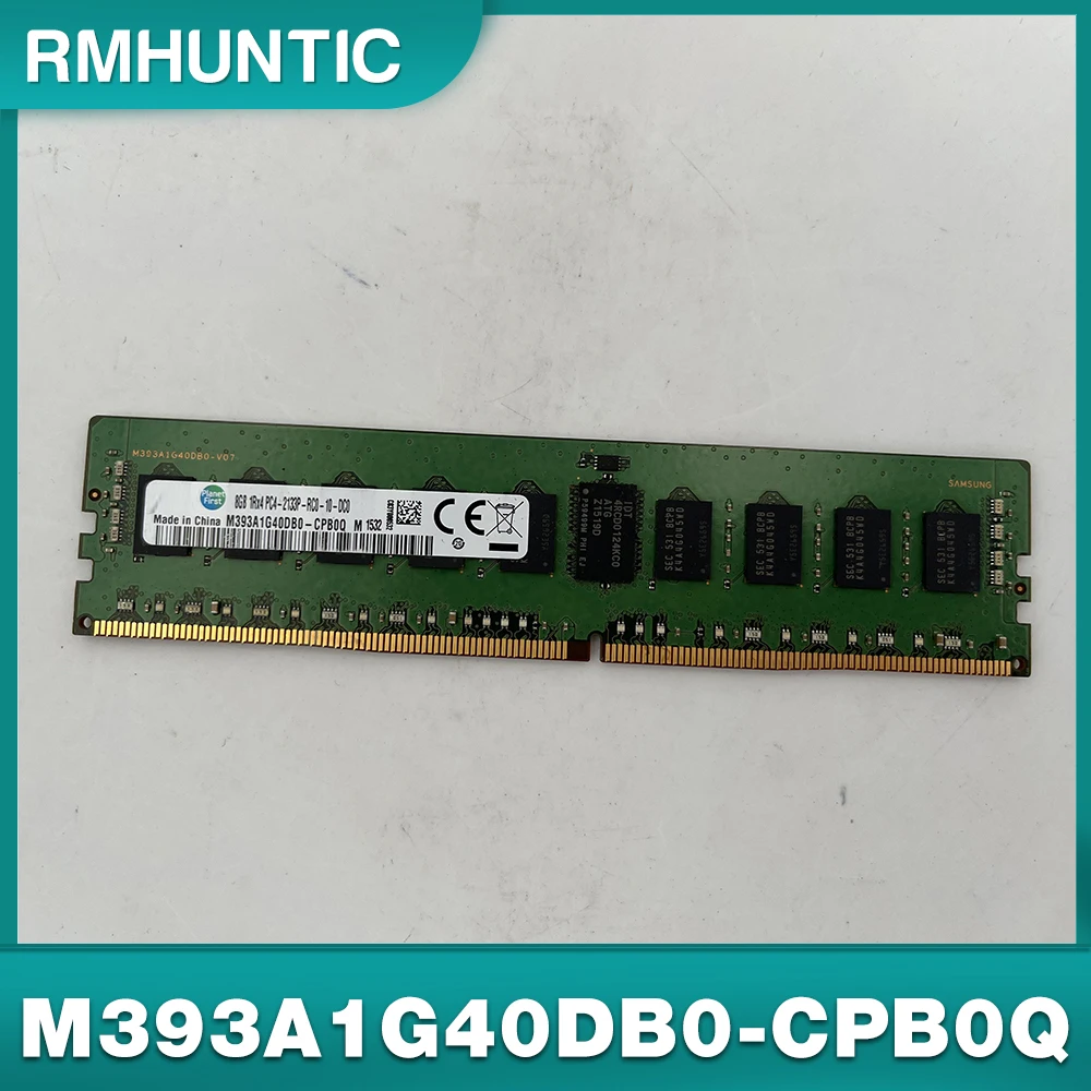 1PCS Server Memory For Samsung RAM 8GB 1RX4 PC4-2133P-R 2133 DDR4 M393A1G40DB0-CPB0Q