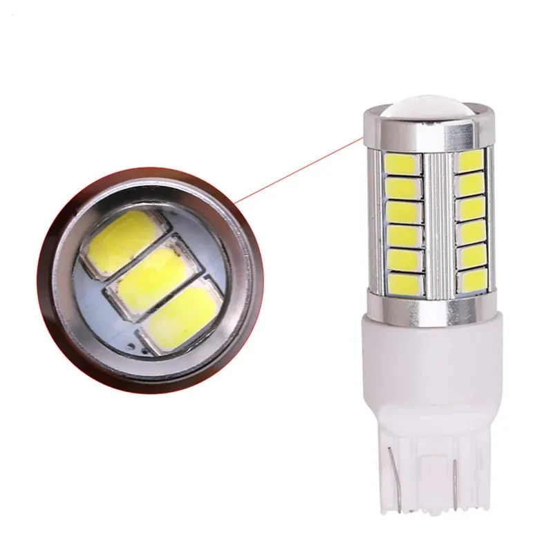 1/3pcs T20 7443 W21/5W 33 SMD 5730 LED Car Turn Signal Fog Lamps 33SMD 5630 LED Motor Brake Lights Bulb White Red Orange 12V