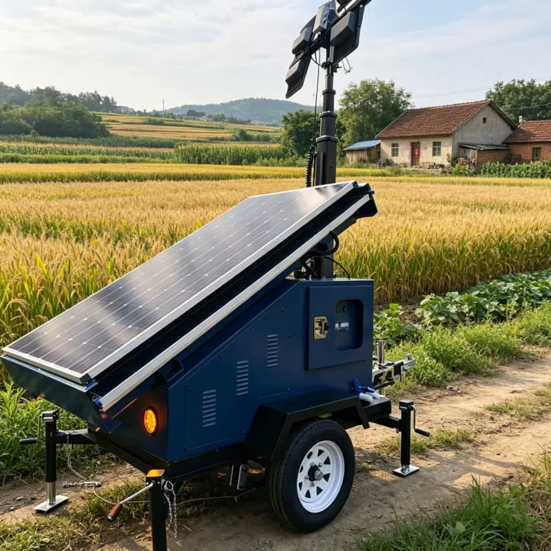 Backup Automatic Start Mobile Lighting Tower for Power Outage Emergency Construction Site Night Operation Customized Sale