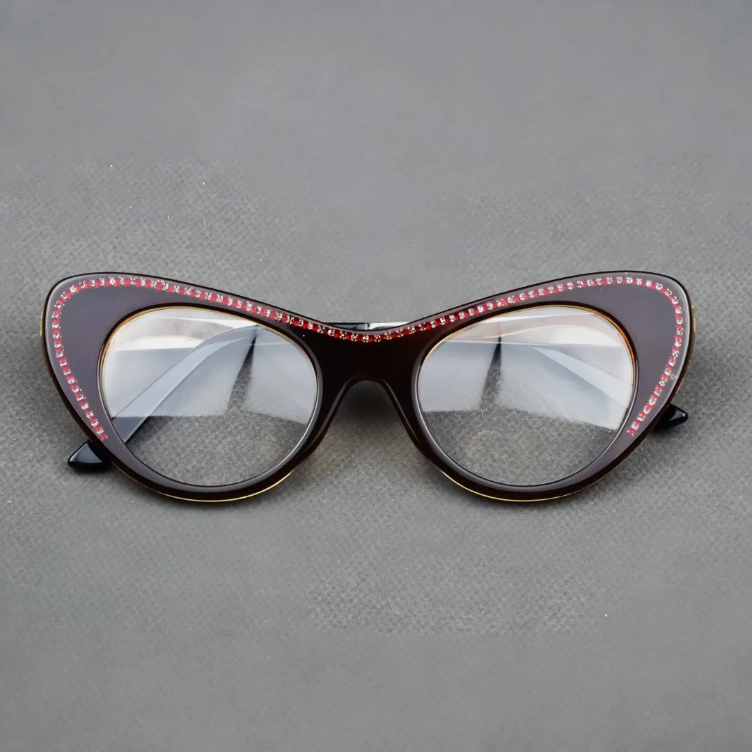 

Women Optical Reading Glasses Prescription CR39 Lenses Eyewear Woman Blue Light Blocking Computer Acetate Eyeglasses Frame