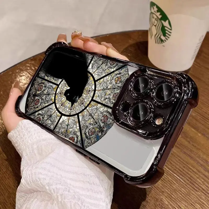 حافظة ناعمة لهاتف آيفون 17 برو ماكس 16 بلس 15 14 13 12 11 غطاء زاوية وسادة هوائية حماية كاملة للكاميرا للرجال والنساء ويندوز هريرة #4