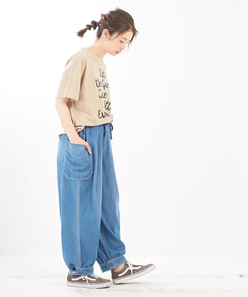 

Весна-Лето 2026: Новые женские джинсы с высокой талией, свободные, широкие штанины, из тонкого денима, на резинке, свободного кроя, рабочие брюки