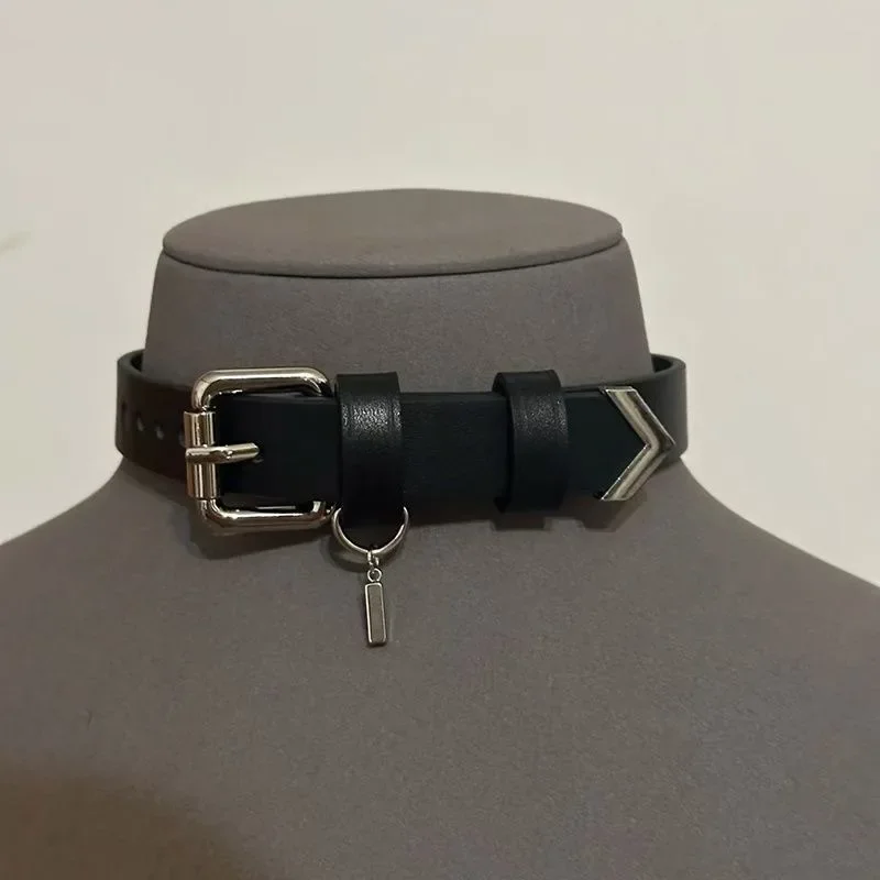 Game Love and Deepspace Sylus Pendant Cosplay Choker Unisex PU Chain Necklace Halloween Party for Women Men Clothing accessories