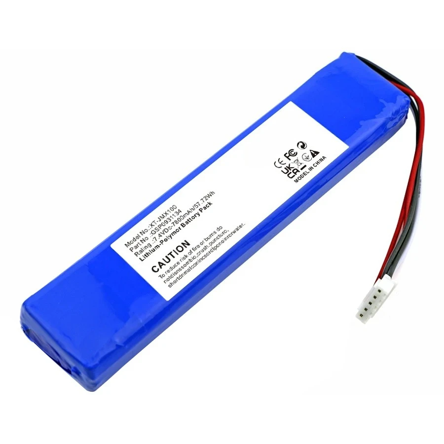 7800mAh Battery GSP0931134 Speaker Battery for JBL XTREME / Xtreme 1 / Xtreme1 Wireless Bluetooth Batteries 7.4V