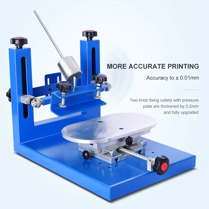 Upgrade 130*240mm Manual Screen Printing Machine Precision Flat Screen Printing Machine Table Logo Manual Equipment Screen Table