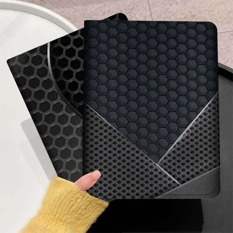 

Hexagon Pattern Cool Design For Huawei MediaPad T5 T10s M6 M5Lite SE Honor Tab 5 6 7 V7 V8 X8a X9a Pro Soft Tablet Case Gift