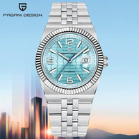 2025 New PAGANI DESIGN 3D Rhombus Dial Luxury Automatic Watch For Men Fashion Business Mechanical Wrist watches Sapphire crystal