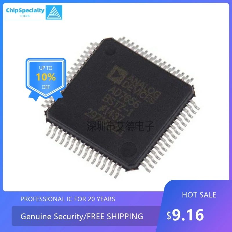 Original genuine AD7656BSTZ AD7656 patch QFP64 ADC acquisition converter