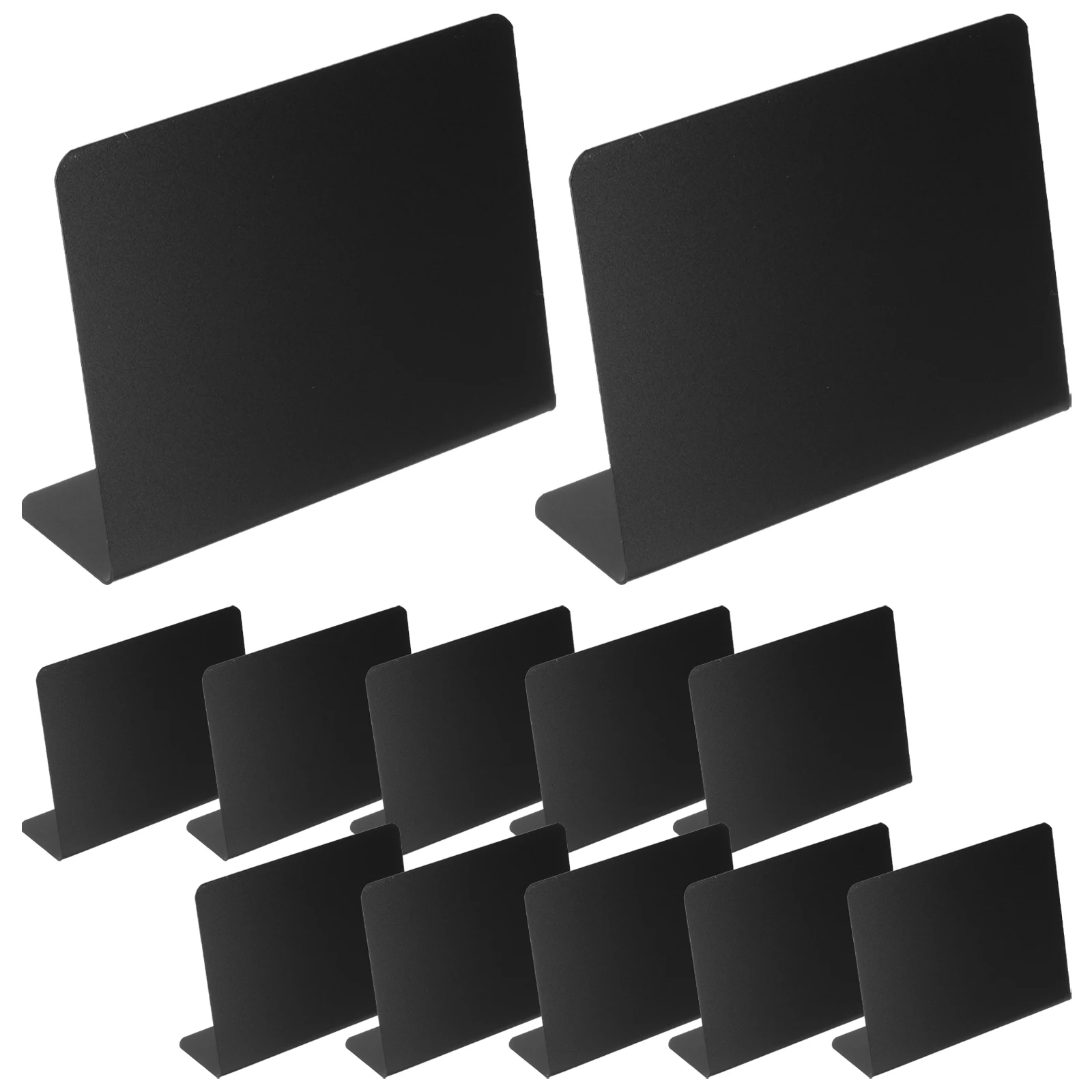 12 Stuks Mini Krijtbord Zwarte Tafels Blackboard Black Board Black Tafel Tafelblad Uitwisbaar Prikbord Voor Tafelnummers Eten Eten