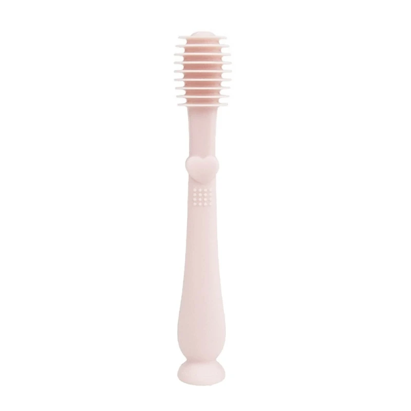 Baby Manual Toothbrush Silicone Children Teeth Clean Massage Soft Cleaning Brush Dental Care for 0-2 Year Kid