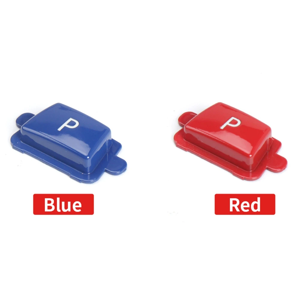 Car Gear Lever Auto Parking Button Cap Letter P Button for -BMW X5 X6 E70 E71 Red