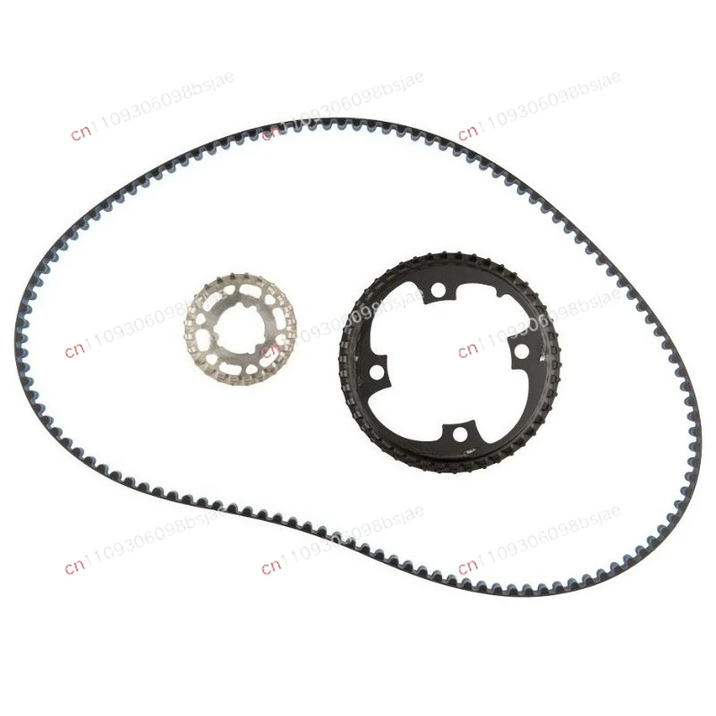 Bicycle wagon belt drive tooth disc flywheel gear tooth disc