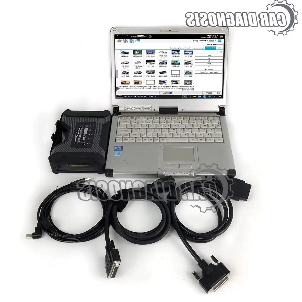 

Toughbook C2+Multifunction SUPER MB PRO M6+ For BENZ Truck Car Diagnostic Wireless Diagnosis Tool m6 xentry