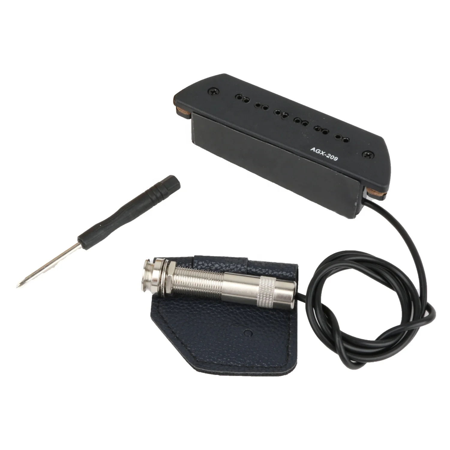 

Wholesale High Quality AGX-209 Guitar Sound Hole Pickup Acoustic Guitar Pickup End Pin Pickup