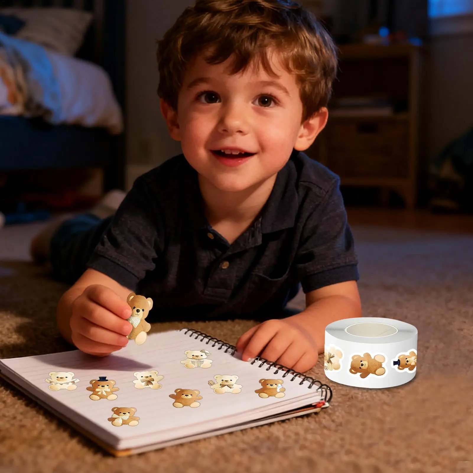 

Cute Bear Stickers 500 Pieces No Fading Decals Cute Cartoon Stickers For Kids Family Friends Indoor Outdoor Fridge Planner Home