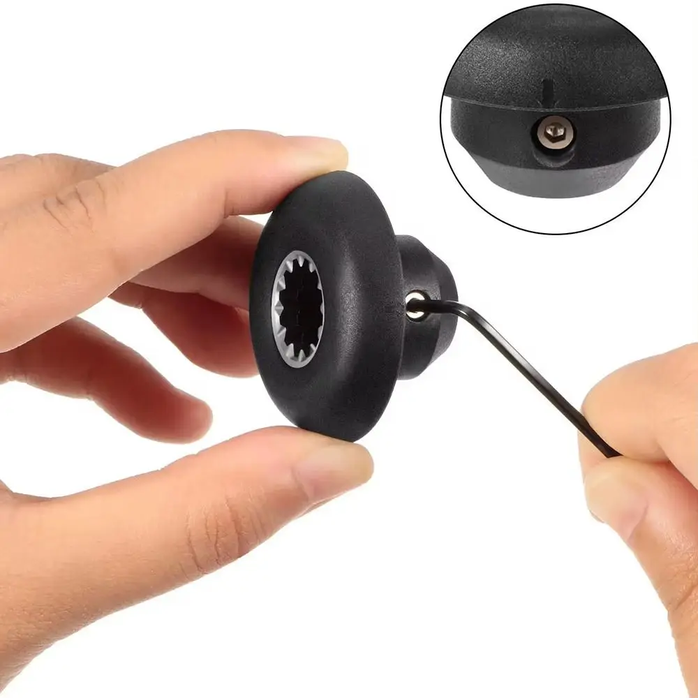 1Set Mushroom Head Connector Blender Drive Black with Wrench Screw Blender Spare Parts Universal for Vitamix Blender