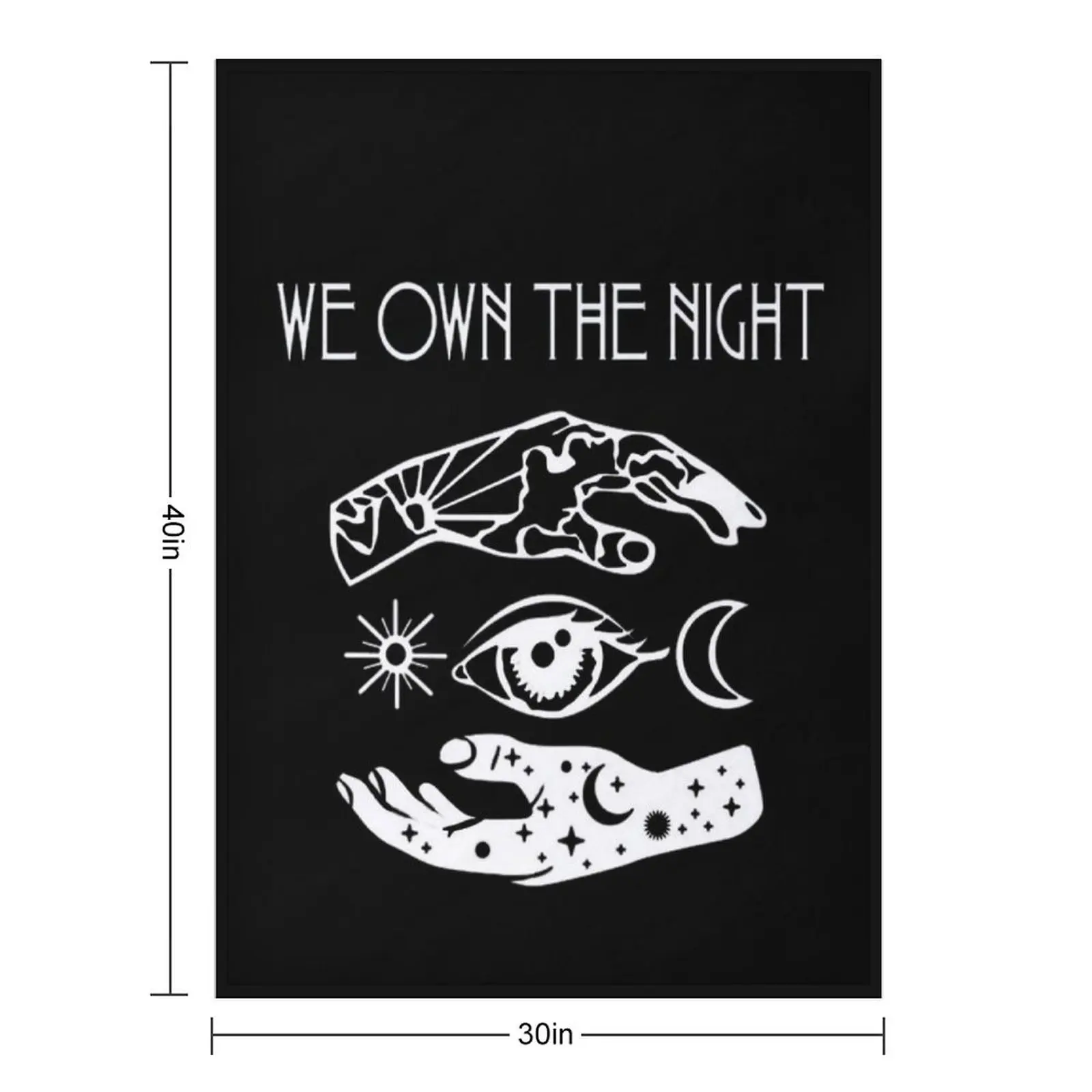 Dance Gavin Dance merch - WE OWN THE NIGHT- Dance Gavin Throw Blanket Polar funny gift Personalized Gift Vintage Luxury Blankets