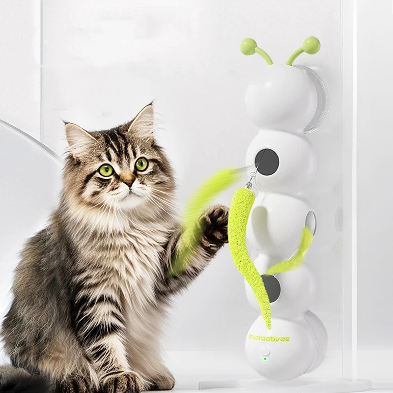 

Intelligent Interactive Cat Stick Pro With Replaceable Prey Tail Suitable For Automatic Swing Durability In Multi Cat Households